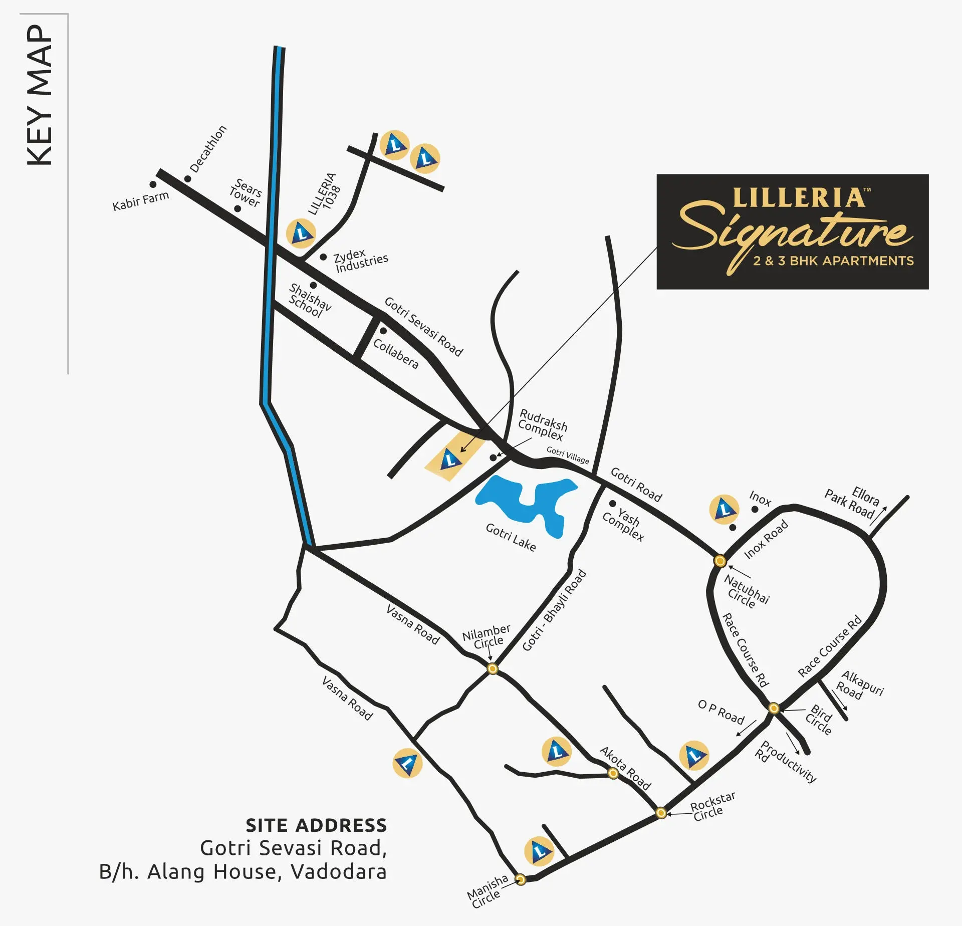 LILLERIA SIGNATURE - KEY MAP