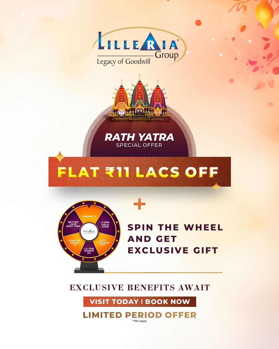 Lilleria Vivaanta 2 Rathyatra Special Offer